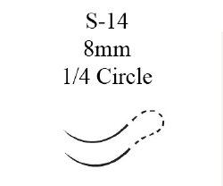 Coated Vicryl Suture with Needle MK 101336