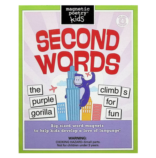 Second Words Kids Magnetic Poetry Kit