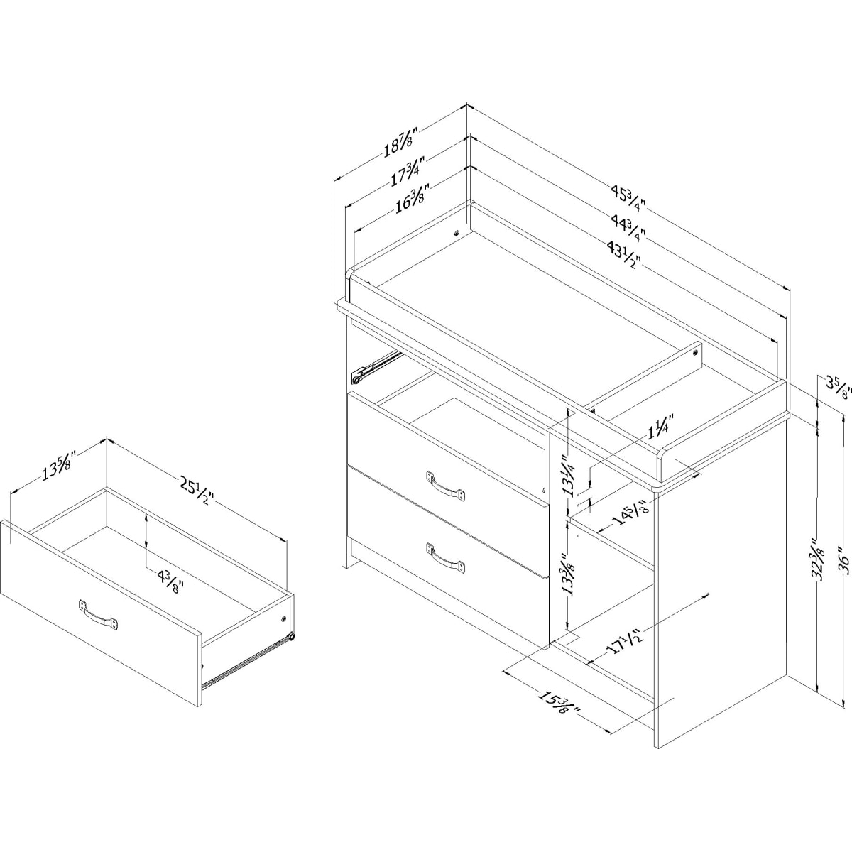 Tassio Changing Table Changing table Nursery Baby and Kids