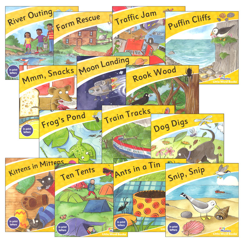 Jolly Phonics Little Word Books (14 Books)