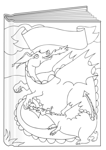 Dragons Big Bare Book