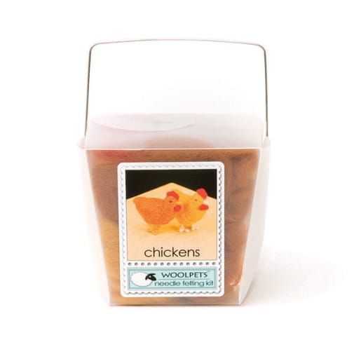 Needle Felting Kit: Chickens