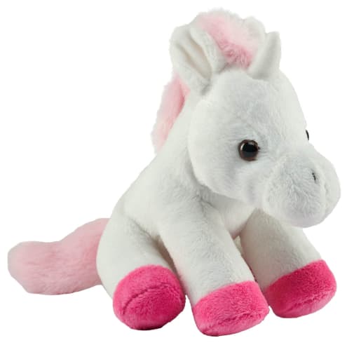 Pocketkins-Eco Unicorn White 5" Plush