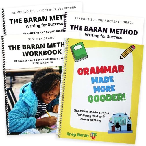 Baran Writing Method Complete Set Grade 7