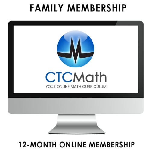 CTCMath Family Membership (12 month subscription)