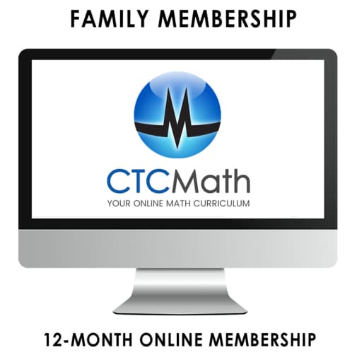 CTCMath Family Membership (12 month subscription)