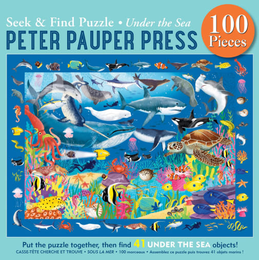 Under the Sea Seek & Find Jigsaw Puzzle (100 piece)
