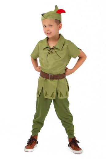 Little Adventures Peter Pan Costume, Size XL (Ages 7-9)