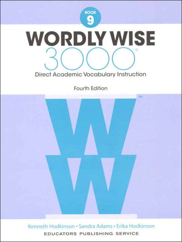 Wordly Wise 3000 Book 9 Student Edition (4th Edition) - Slightly Imperfect