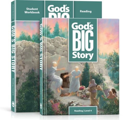 God's Big Story: Reading Level 4 Set (Textbook & Student Workbook)