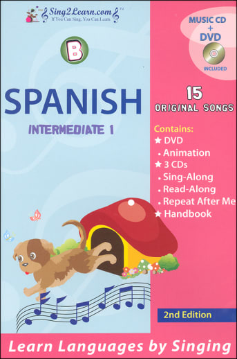 Spanish Intermediate 1B Combo (Song Book, CDs, DVD)