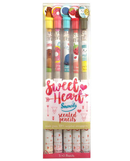 Sweet Heart Smencils (Set of 5)