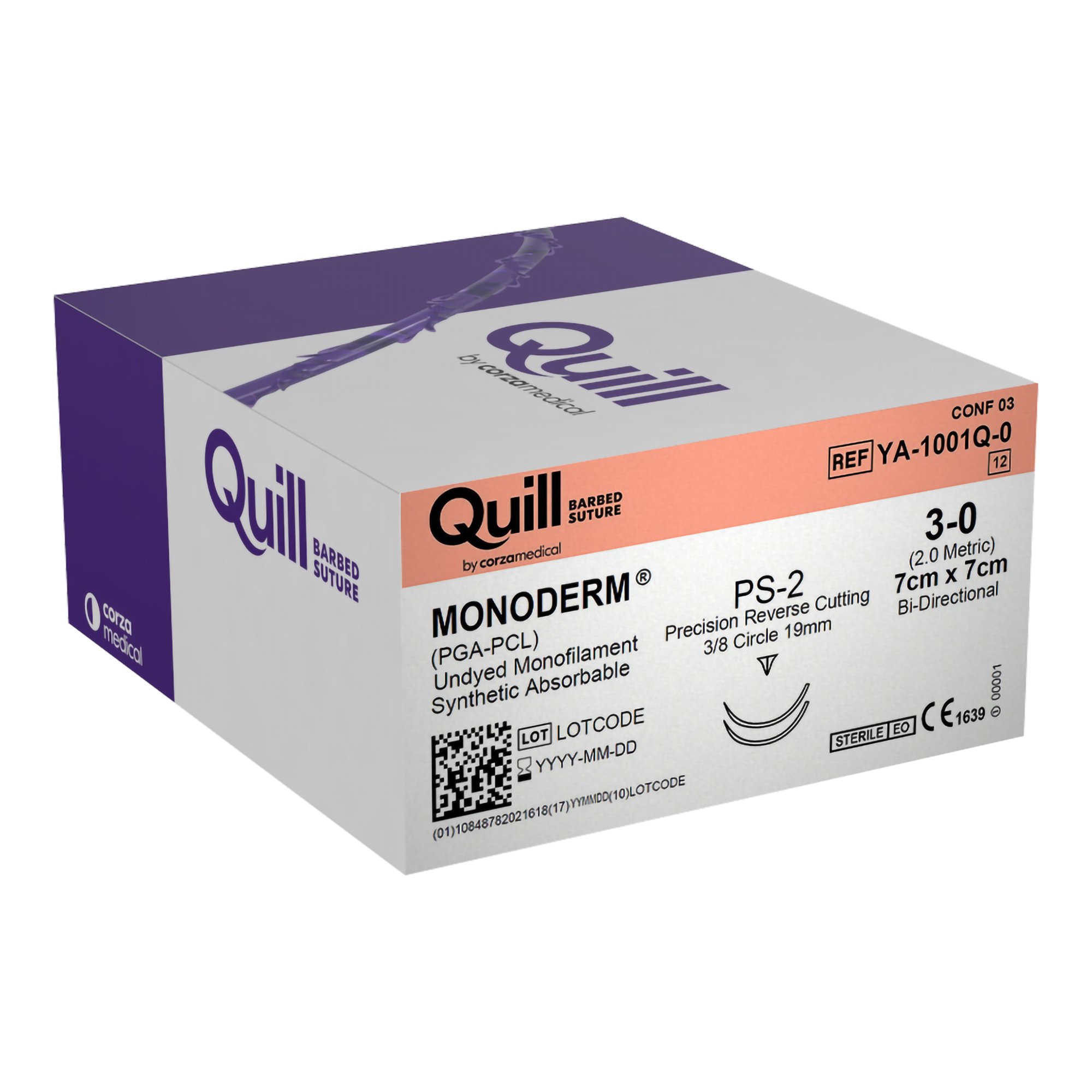 Quill Knotless Tissue-Closure Device, Monoderm Suture with Needle MK 869772