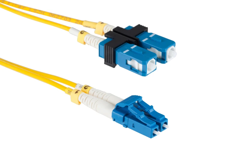 0.6m LC-SC OS2 Corning Singlemode Duplex 9/125 UPC Fiber Optic Cable 0.6m LC-SC OS2 Corning Singlemode Duplex 9/125 UPC Fiber Optic Cable