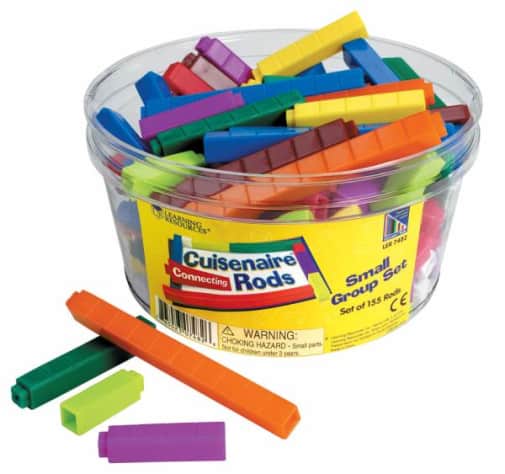 Learning Resources Connecting Cuisenaire Rods Small Group Set - 155 Plastic Rods