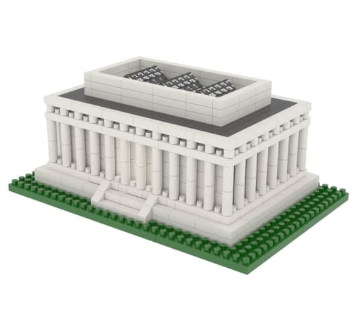 Mini Building Blocks: Lincoln Memorial (393 pieces)