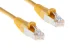 Cat5e Shielded Ethernet Patch Cable, Half-moon Boot, 25 ft, Yellow