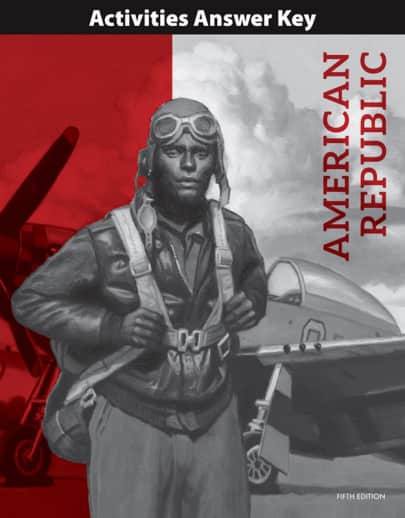 BJU Press American Republic Student Activity Manual Answer Key 5th Edition