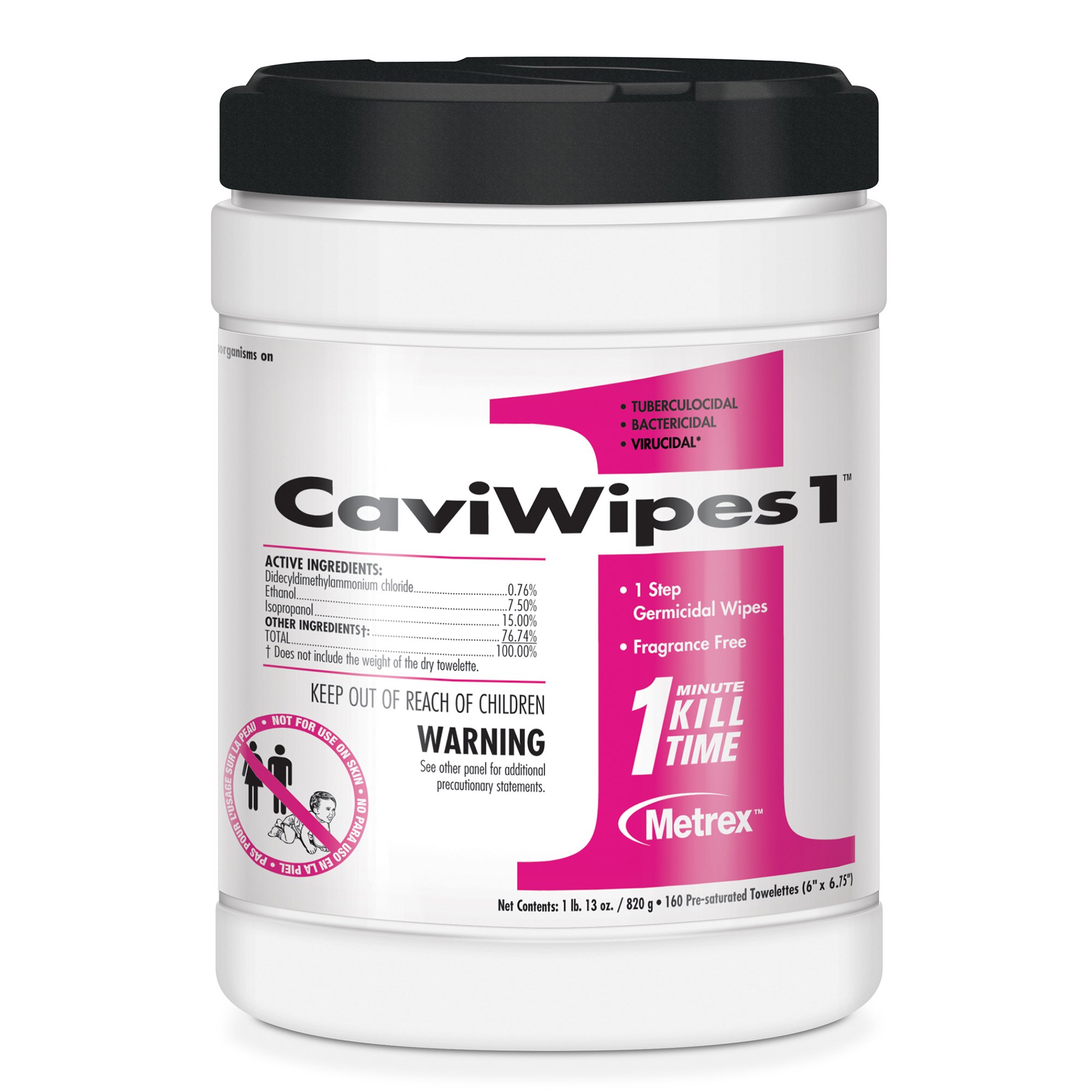 CaviWipes1 Surface Disinfectant, Alcohol Based, nonsterile, Disposable MK 826199