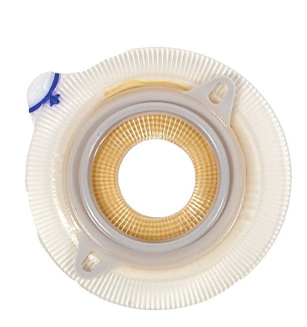 Assura Convex Light Ostomy Barrier, Trim to fit 15  33 mm Stoma Opening, Red MK 542830