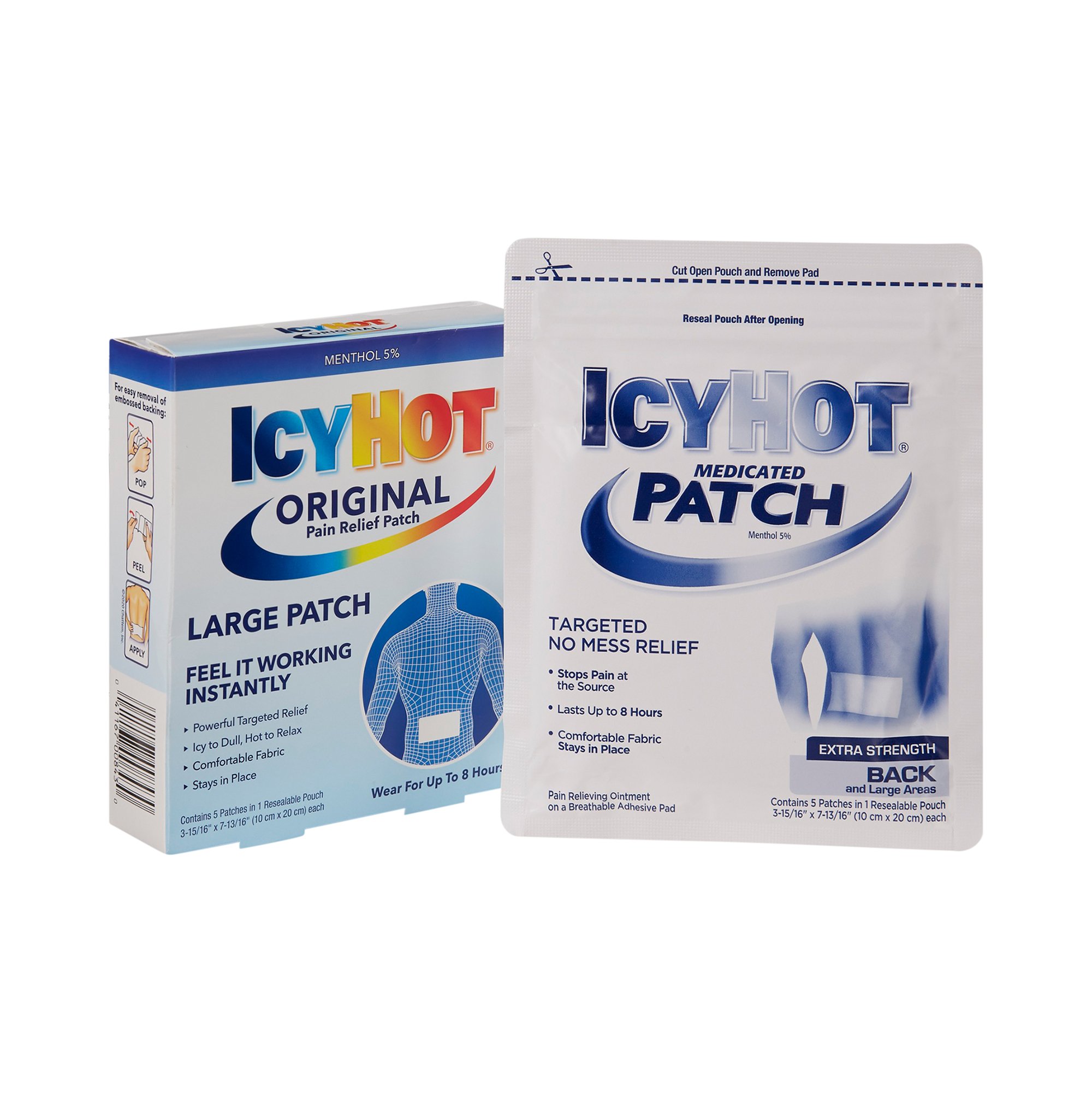 Icy Hot Original Pain Relief Patches, Large MK 489911