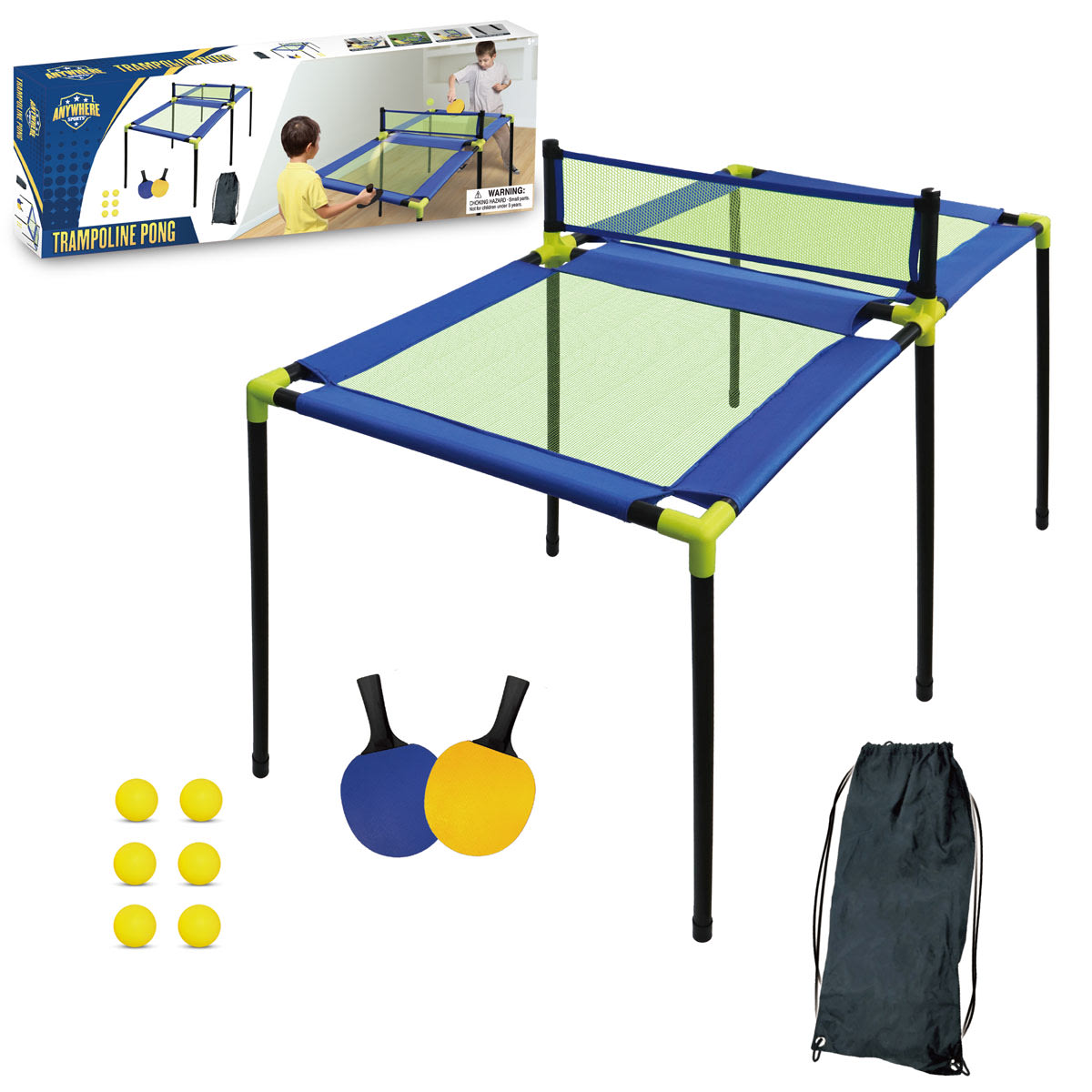Trampoline Pong-Table Tennis Set