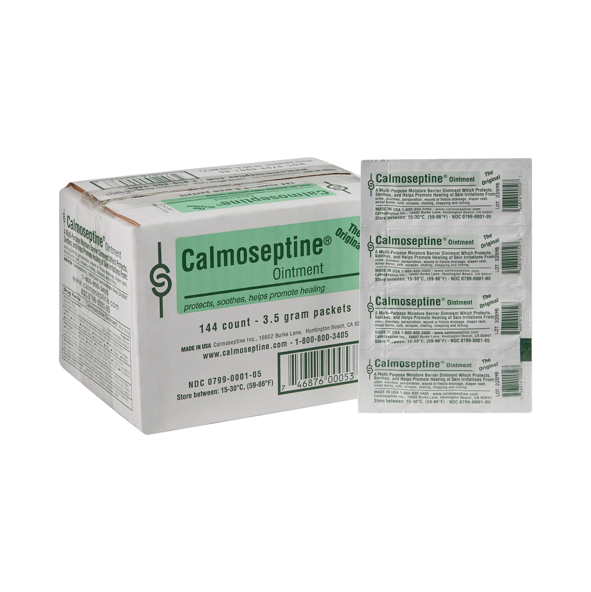 Calmoseptine Moisture Barrier Scented Ointment, 0.125-ounce Individual Packets MK 457916
