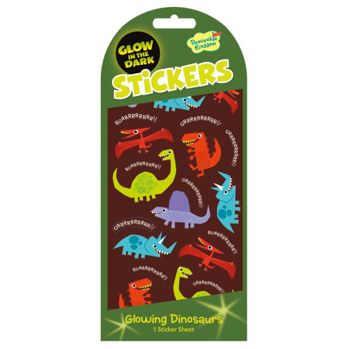 Glow-in-the-Dark Glowing Dinosaur Stickers