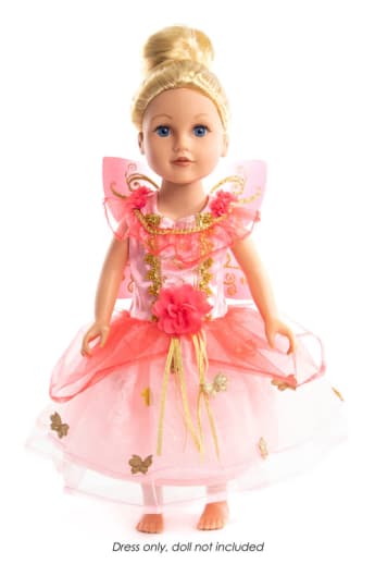 Butterfly Fairy Doll Dress with Wings