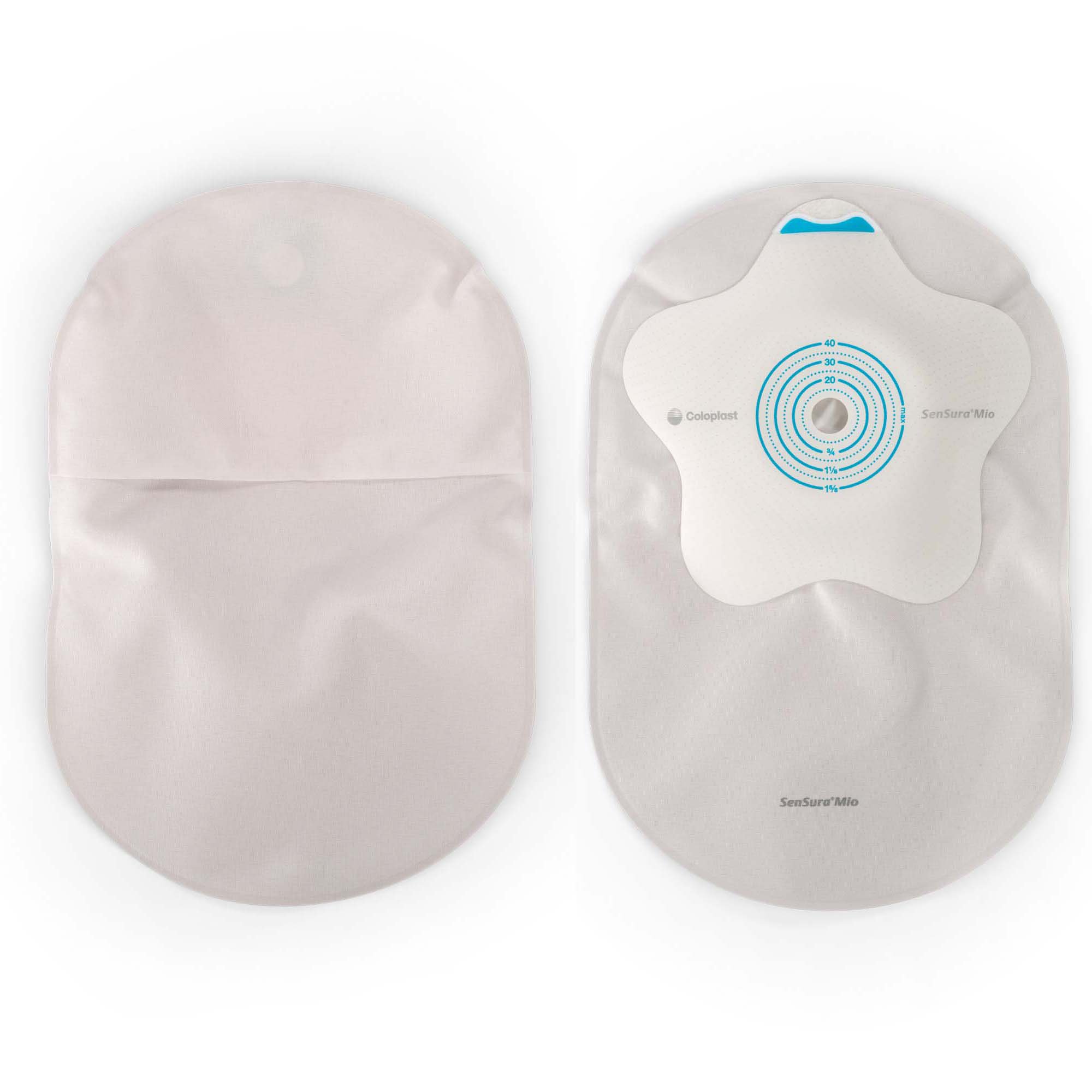 SenSura Mio Convex Flip 1-Piece Closed End Opaque Ostomy Pouch, 10  40mm MK 1124386