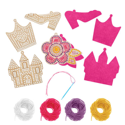 Wooden Lacing Cards - Princess