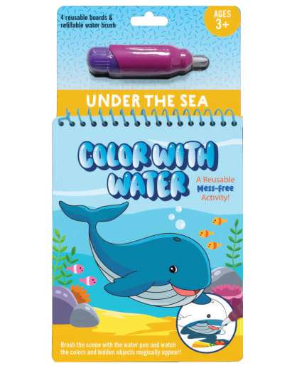 Color With Water Book - Under the Sea