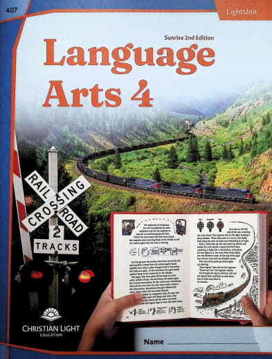 Christian Light Language Arts LightUnit 407 Sunrise 2nd Edition