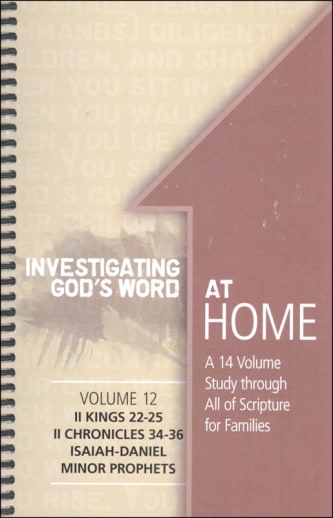 Investigating God's Word at Home Volume 12