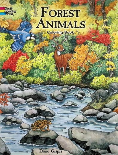 Forest Animals Coloring Book