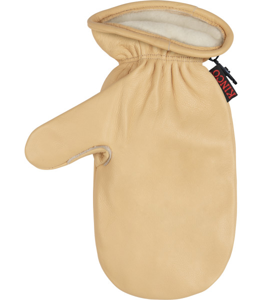Axeman&reg; Lined Grain Cowhide Mitt, Tan, large