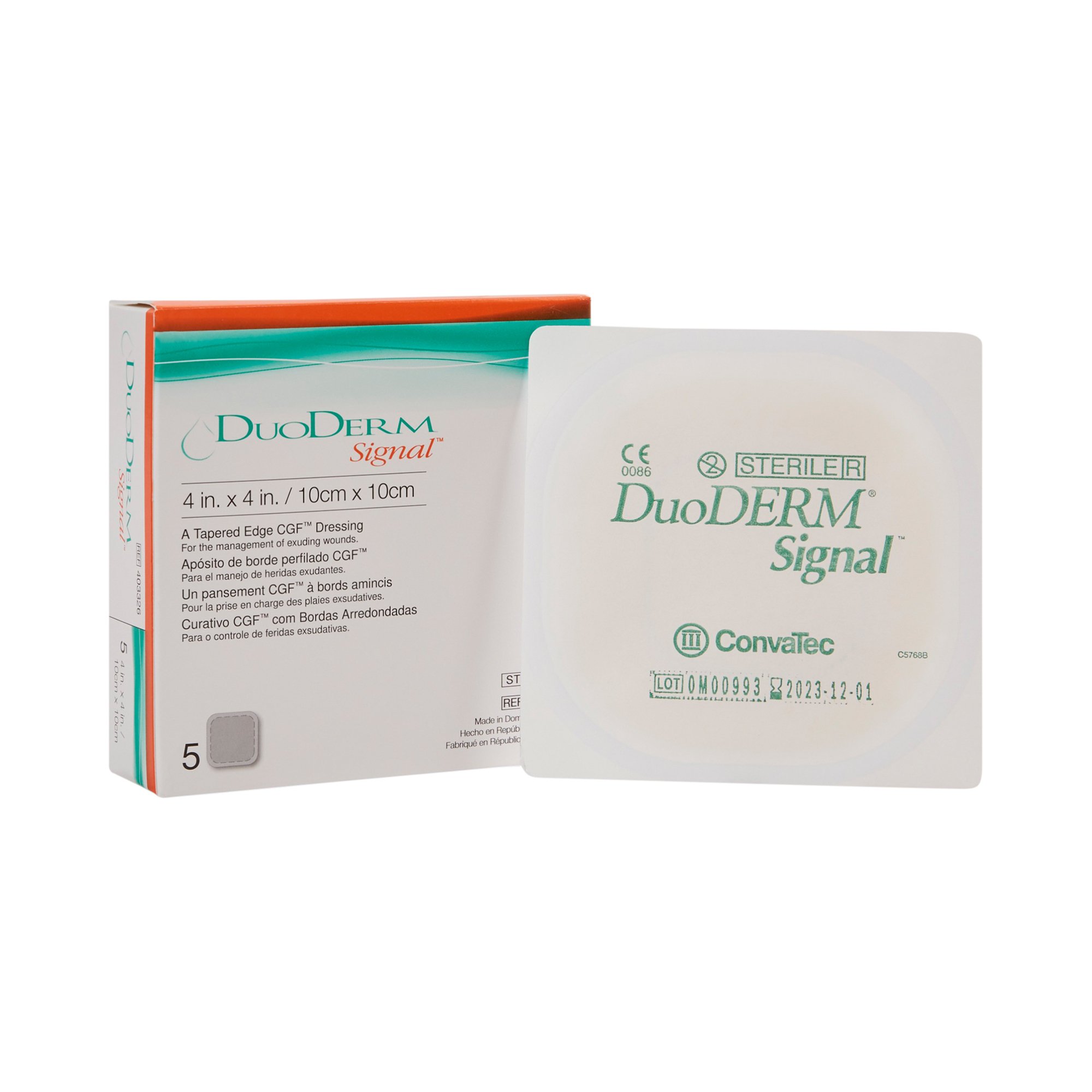 DuoDerm Signal Hydrocolloid Dressing, 4 x 4 Inch MK 426728