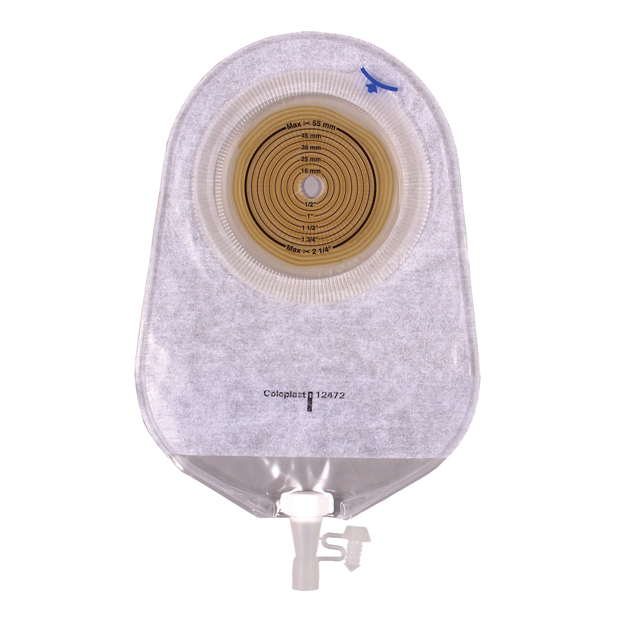Assura Deep Convex Transparent Urostomy Pouch, 15  43mm Stomas MK 485706