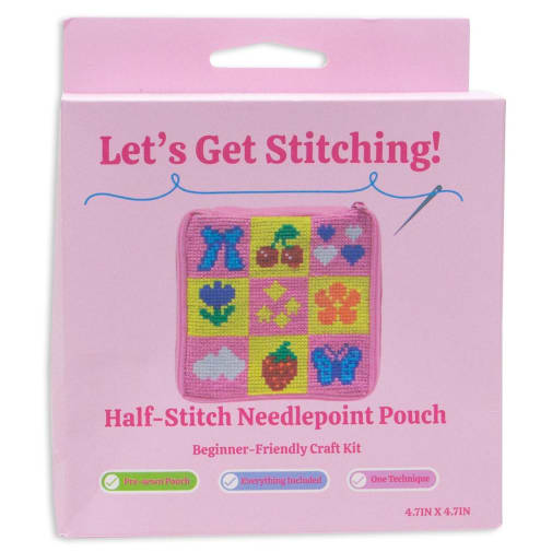 Let's Get Stiching! Checkered Bag