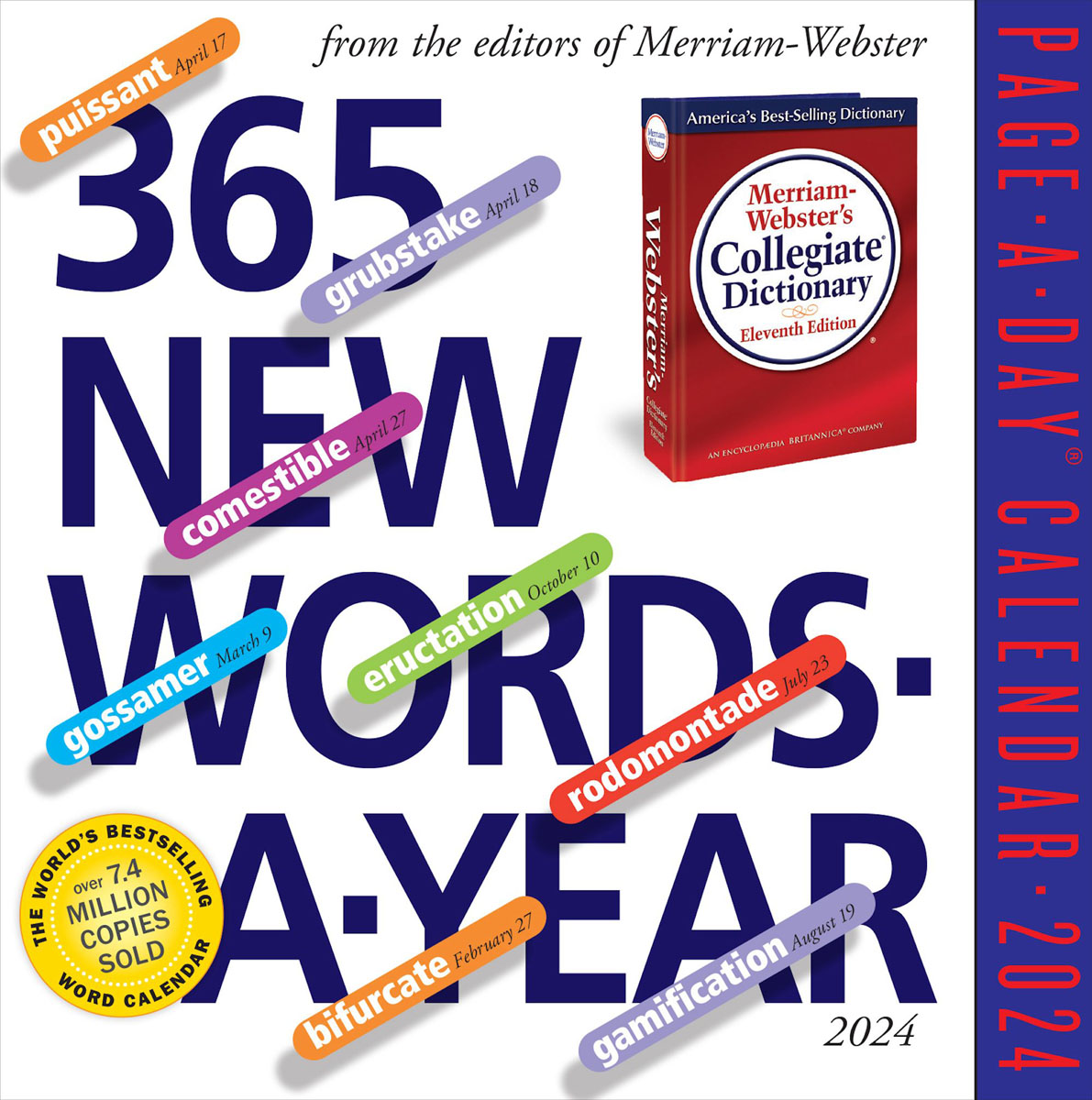 365 New WordsAYear PageADay 2025 Calendar