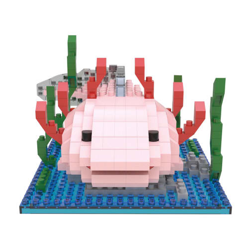 Mini Building Blocks: Axolotl (449 pieces)