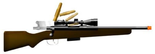 Parris 270 Bolt Action Rifle Toy Replica