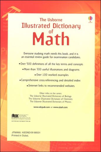 Illustrated Dictionary of Math