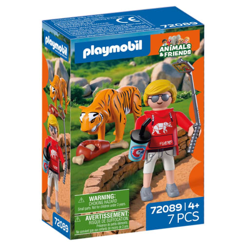 Playmobil Animals & Friends Tiger and Visitor