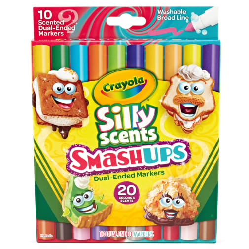 Crayola Silly Scents Smash Ups Dual-Ended Markers - 10 count