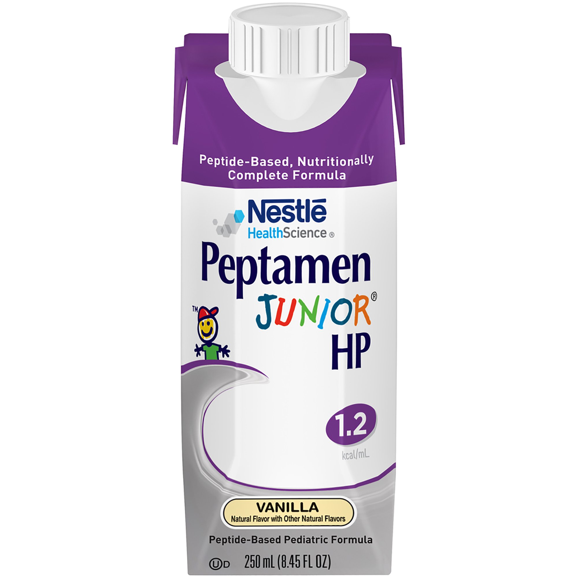 Peptamen Junior HP Peptide-Based Pediatric Formula, Vanilla, 8.45-ounce carton MK 1047478