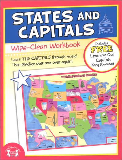 States and Capitals Wipe-Clean Workbook