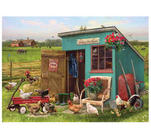 Cobble Hill Happy Hens Tray Puzzle (35 piece)