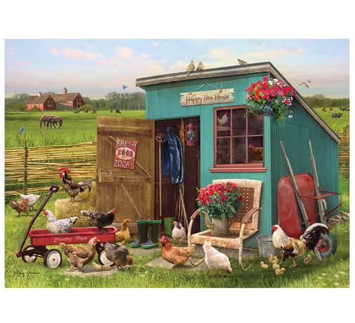 Cobble Hill Happy Hens Tray Puzzle (35 piece)