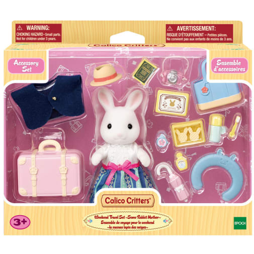 Weekend Travel Set - Snow Rabbit Mother (Calico Critters)